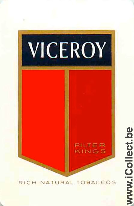 Single Swap Playing Cards Tobacco Viceroy Cigarettes (PS08-08E)