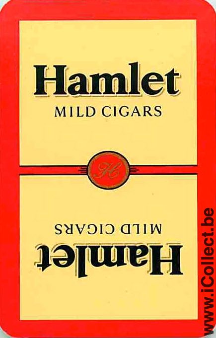 Single Swap Playing Cards Tobacco Hamlet Cigars (PS03-42I) - Click Image to Close