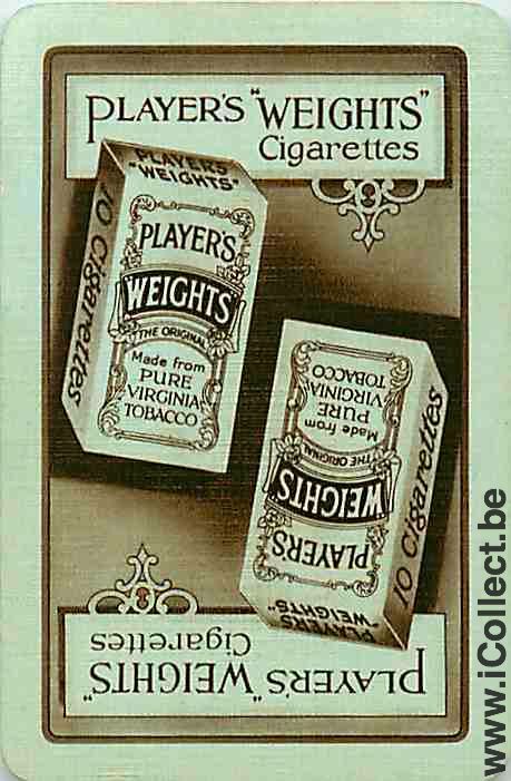 Single Swap Playing Cards Tobacco Players Weights (PS06-16A)