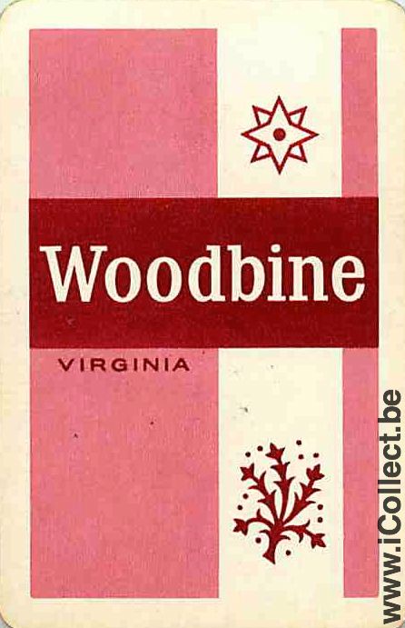 Single Playing Cards Tobacco Cigarettes Woodbine (PS01-08D)