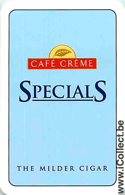 Single Playing Cards Tobacco Cigar Cafe Creme (PS02-60B) - Click Image to Close