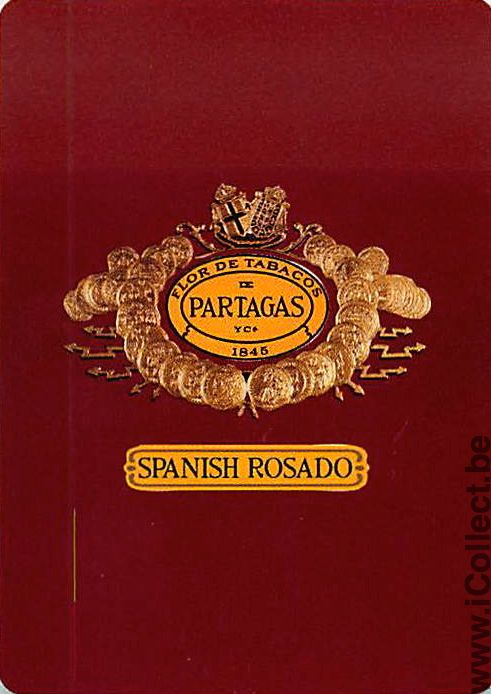Single Swap Playing Cards Tobacco Partagas (PS20-50C)