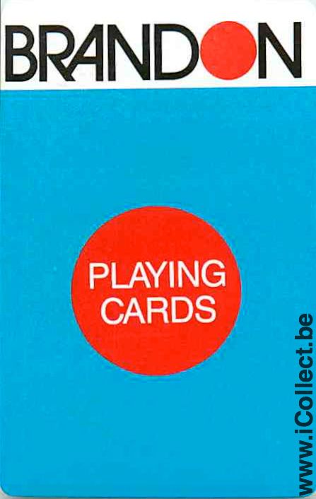 Single Playing Cards Tobacco Brandon (PS06-14F)