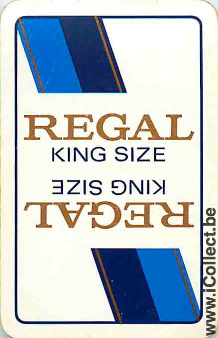 Single Swap Playing Cards Tobacco Regal Cigarettes (PS01-18H)