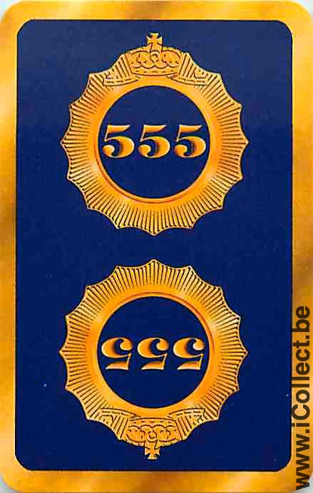 Single Swap Playing Cards Tobacco 555 (PS04-37H) - Click Image to Close