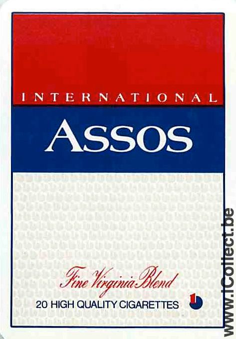 Single Swap Playing Cards Tobacco Assos Cigarettes (PS20-43D) - Click Image to Close