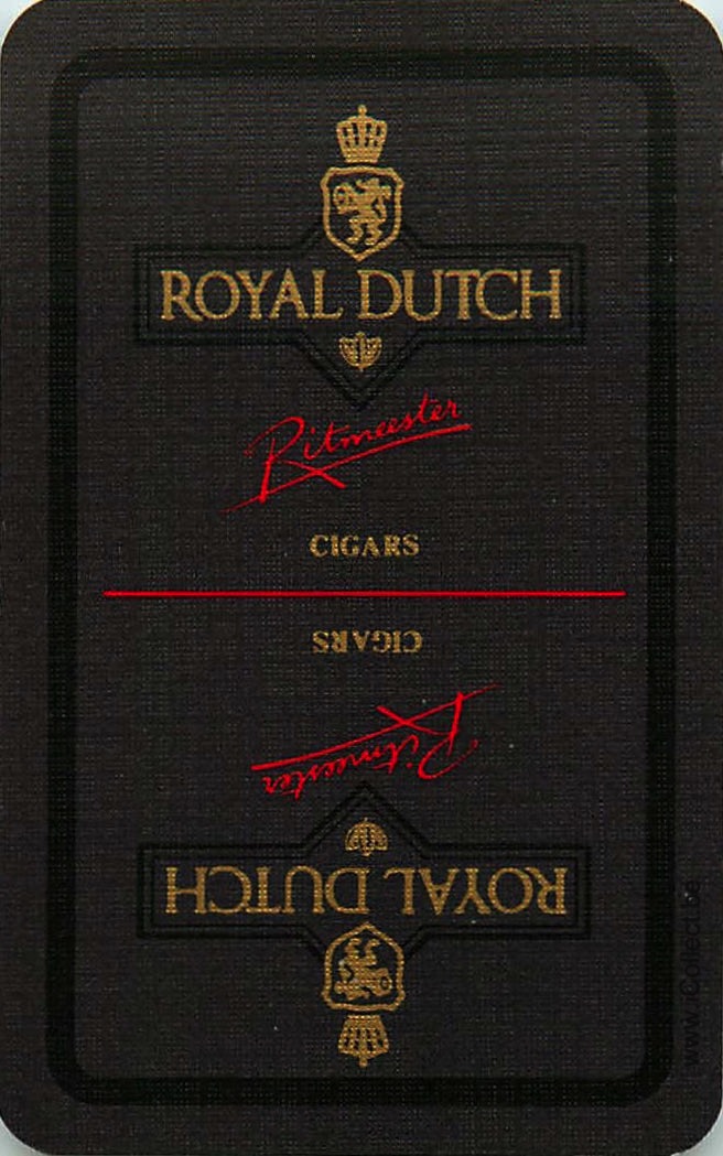 Single Swap Playing Cards Tobacco Royal Dutch (PS13-29B)
