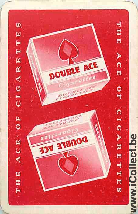 Single Swap Playing Cards Double Ace Cigarettes (PS04-25E)