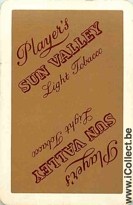 Single Playing Cards Tobacco Players Sun Valley (PS08-25C) - Click Image to Close