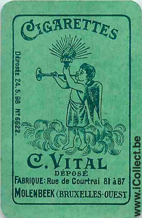 Single Swap Playing Cards C. Vital Cigarettes (PS07-55C) - Click Image to Close