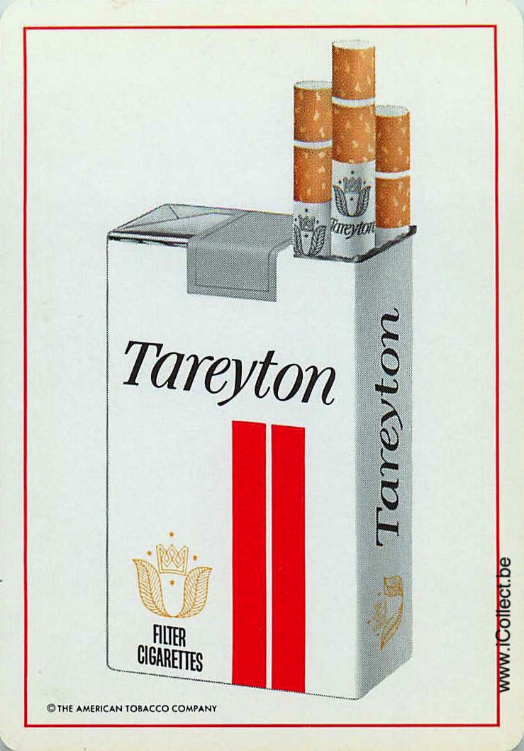 Single Swap Playing Cards Tobacco Tareyton (PS13-38C)