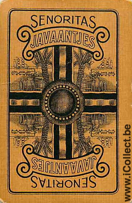 Single Playing Cards Tobacco Javaantjes Senoritas (PS13-52I)