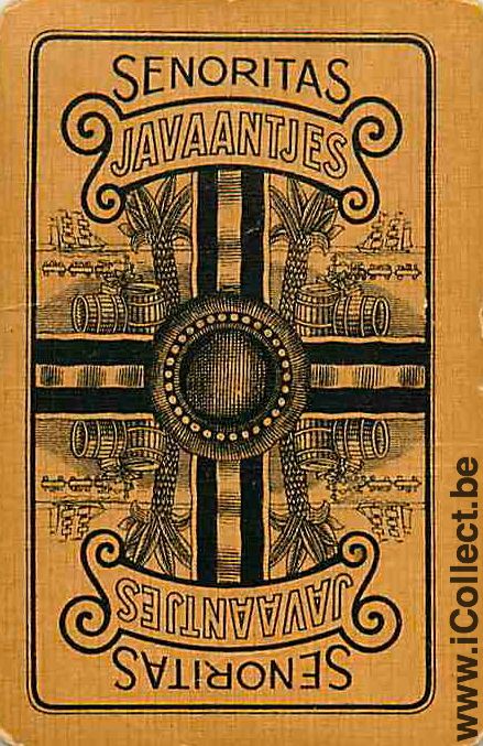 Single Playing Cards Tobacco Javaantjes Senoritas (PS13-52I) - Click Image to Close