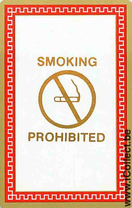 Single Cards Tobacco Smoking Prohibited (PS10-07C)