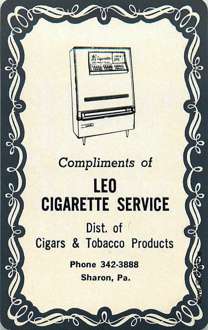 Single Swap Playing Cards Tobacco Leo Cigarette (PS14-13H)