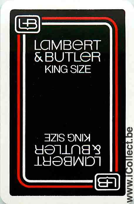 Single Swap Playing Cards Tobacco Lambert & Butler (PS02-47H)