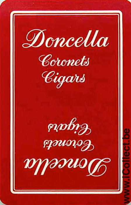 Single Swap Playing Cards Tobacco Doncella Cigars (PS13-30E)