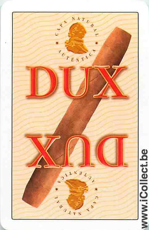 Single Swap Playing Cards Tobacco Dux Cigars (PS04-27G)