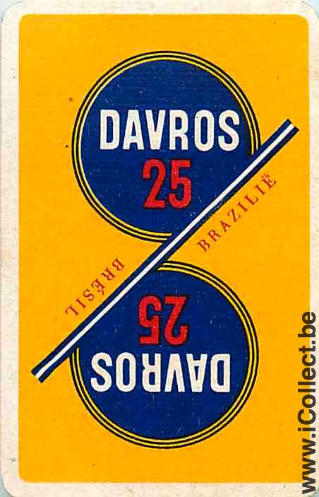 Single Swap Playing Cards Tobacco Davros Brazil (PS02-07C)