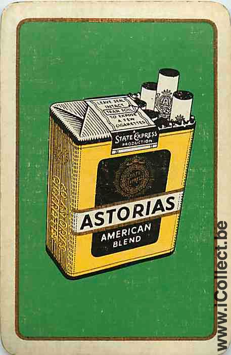 Single Swap Playing Cards Tobacco Astorias (PS03-24E)