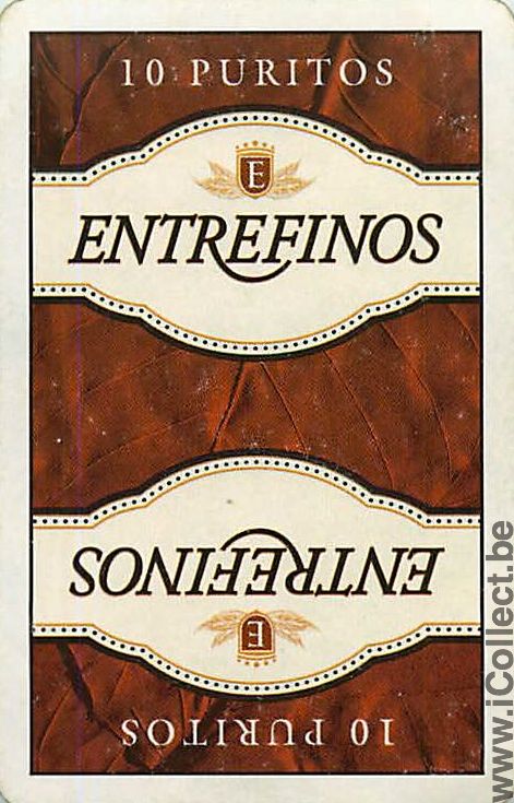 Single Swap Playing Cards Tobacco Entrefinos (PS09-15I)