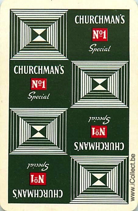 Single Swap Playing Cards Tobacco Churchman's (PS18-52C) - Click Image to Close