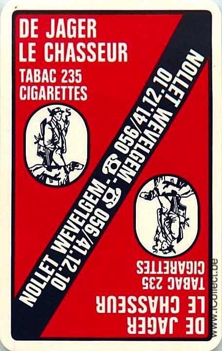 Single Swap Playing Cards Tobacco De Jager (PS18-53H)