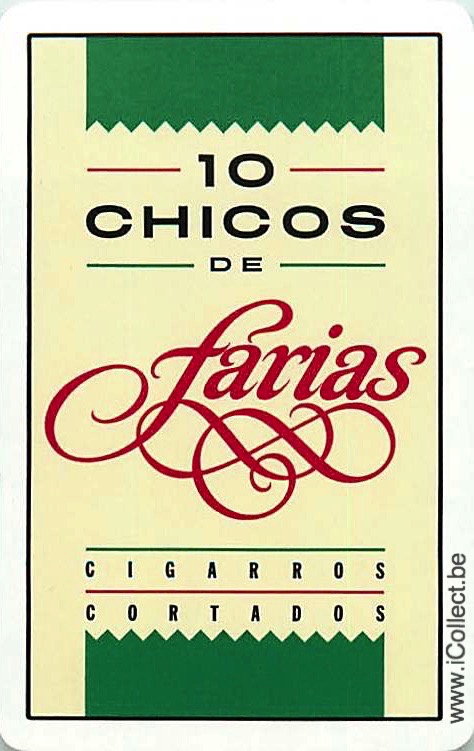 Single Swap Playing Cards Tobacco Farias (PS18-55A)