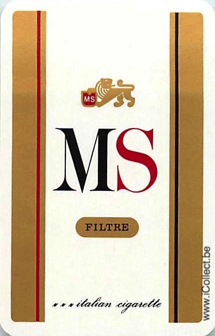 Single Swap Playing Cards Tobacco MS (PS18-60A)