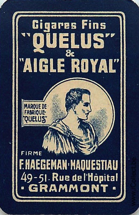 Single Swap Playing Cards Tobacco Quelus (PS18-60H)