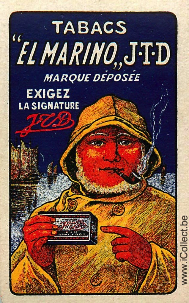 Single Swap Playing Cards Tobacco El Marino JTD (PS20-50D) - Click Image to Close