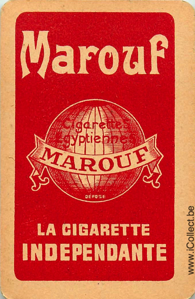 Single Swap Playing Cards Tobacco Marouf Cigarettes (PS22-53E)