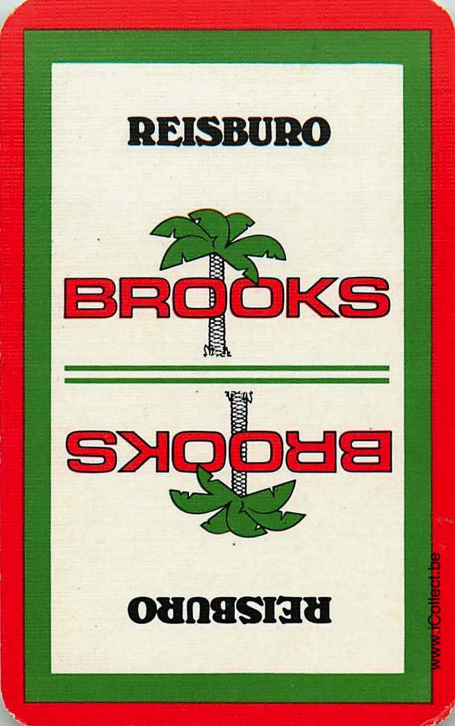 Single Swap Playing Cards Travel Brooks Reisburo (PS19-08E) - Click Image to Close