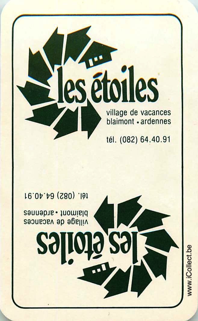Single Swap Playing Cards Travel Les Etoiles (PS19-34E)