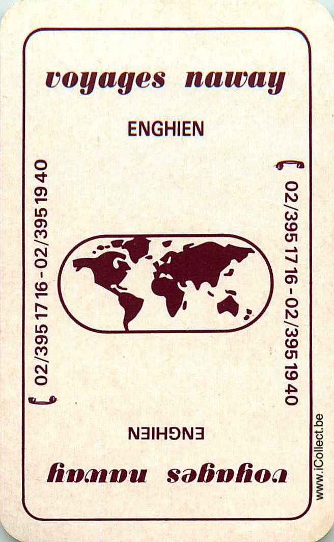Single Swap Playing Cards Travel Naway Voyages (PS19-39D)