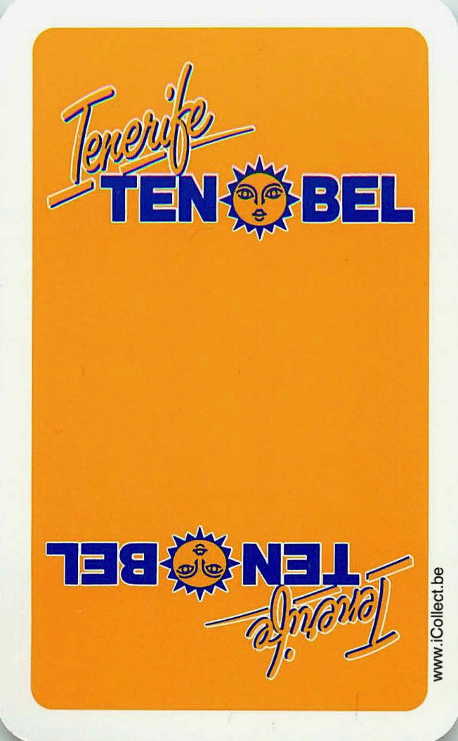 Single Swap Playing Cards Travel Ten Bel (PS02-05E) - Click Image to Close