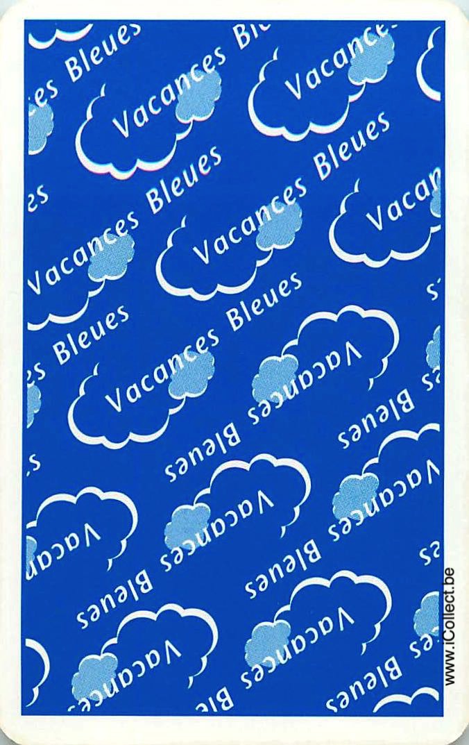 Single Swap Playing Cards Travel Vacances Bleues (PS19-44F)