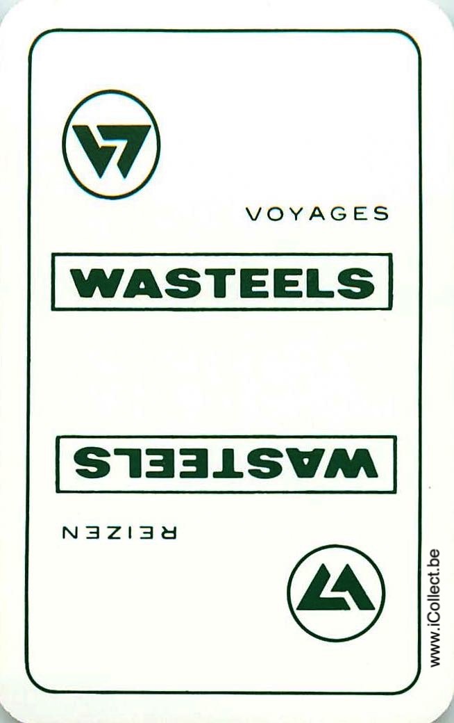 Single Swap Playing Cards Travel Wasteels (PS19-45I) - Click Image to Close