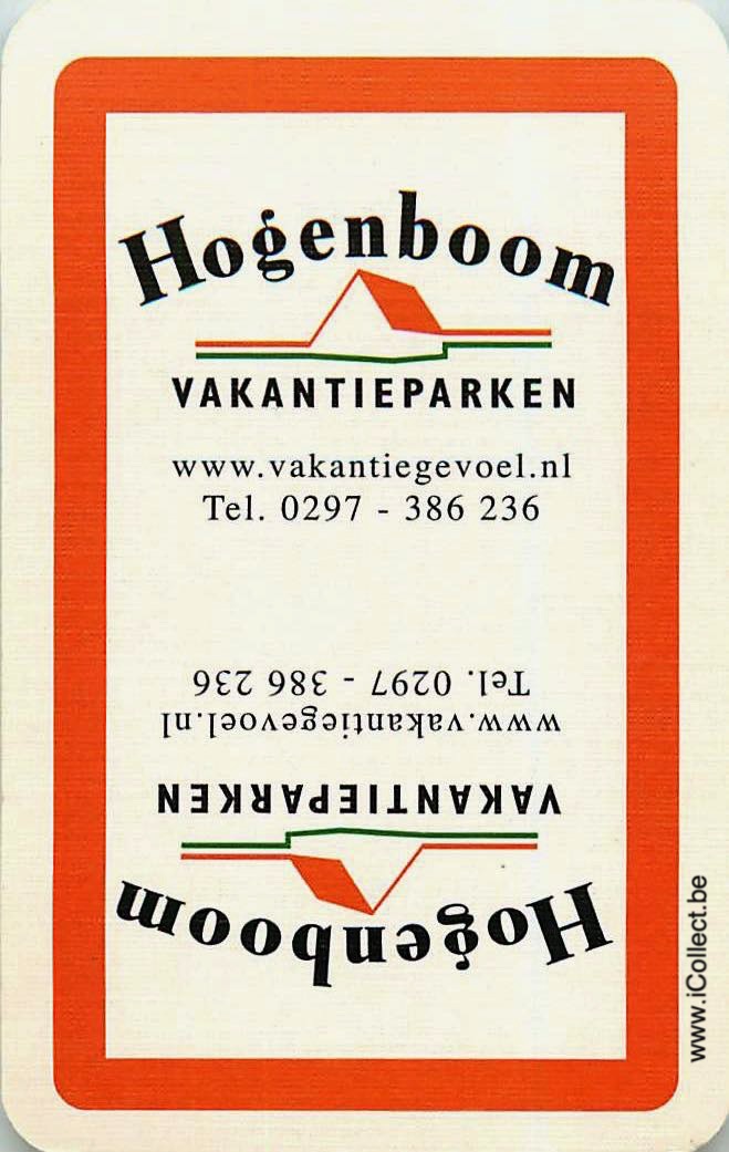 Single Swap Playing Cards Travel Hogen Boom (PS08-30B) - Click Image to Close