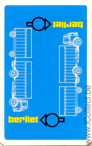 Single Playing cards Truck Berliet (PS02-28G)