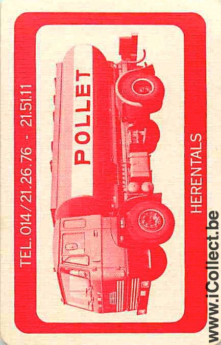 Single Swap Playing Cards Truck Gas Pollet (PS02-08F)