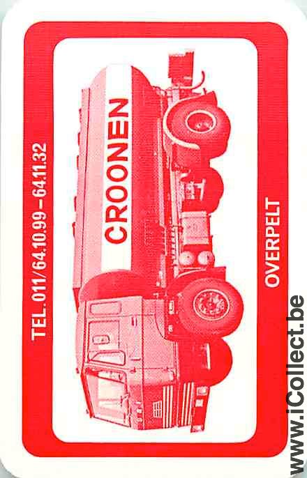 Single Swap Playing Cards Truck Gas Croonen (PS07-40H)