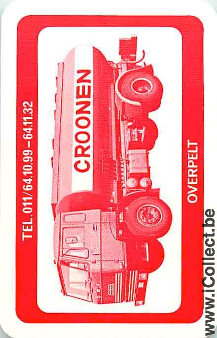 Single Swap Playing Cards Truck Gas Croonen (PS07-40H) - Click Image to Close