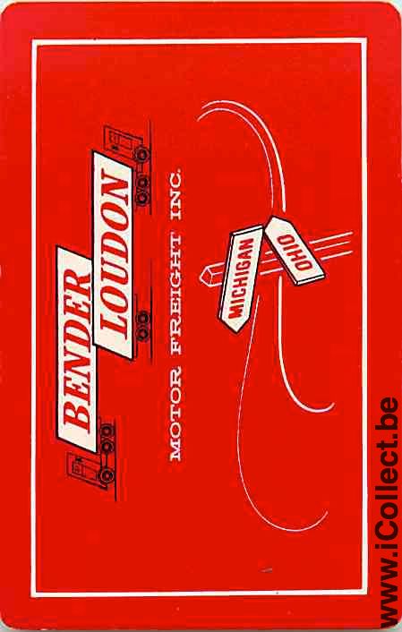 Single Playing Cards Truck Bender Loudon (PS06-59F)