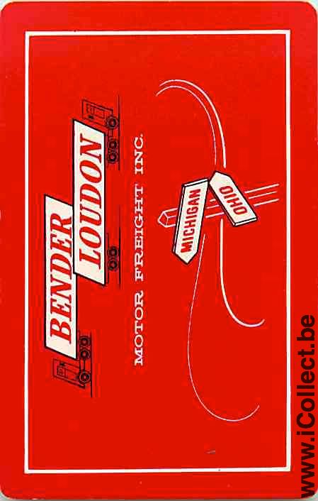 Single Playing Cards Truck Bender Loudon (PS06-59F) - Click Image to Close