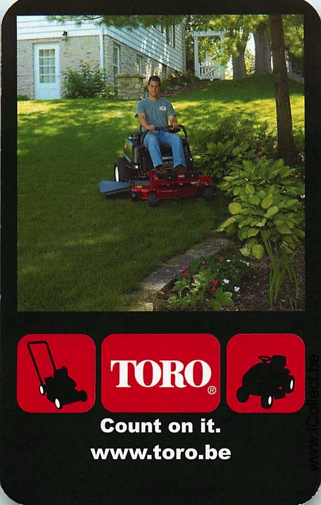 Single Swap Playing Cards Truck Tractor Toro (PS02-09C) - Click Image to Close