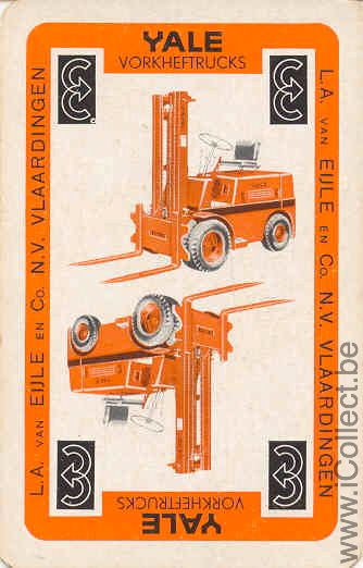Single Playing Cards Truck Forklift Yale (PS02-25H)