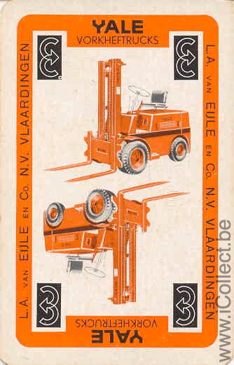 Single Playing Cards Truck Forklift Yale (PS02-25H) - Click Image to Close