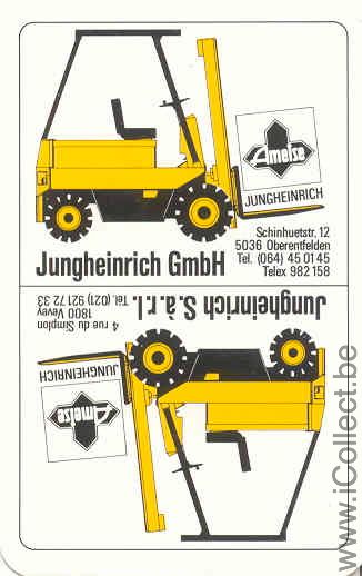 Single Swap Playing Cards Forklift Jungheinrich (PS02-25I)