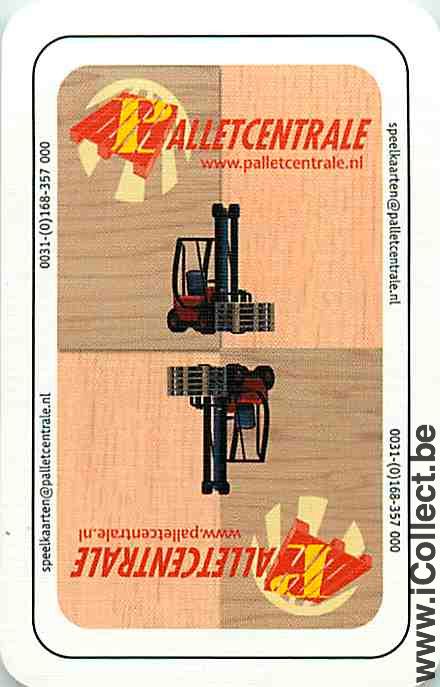 Single Playing Cards Truck Forklift Alletcentrale (PS11-22C) - Click Image to Close